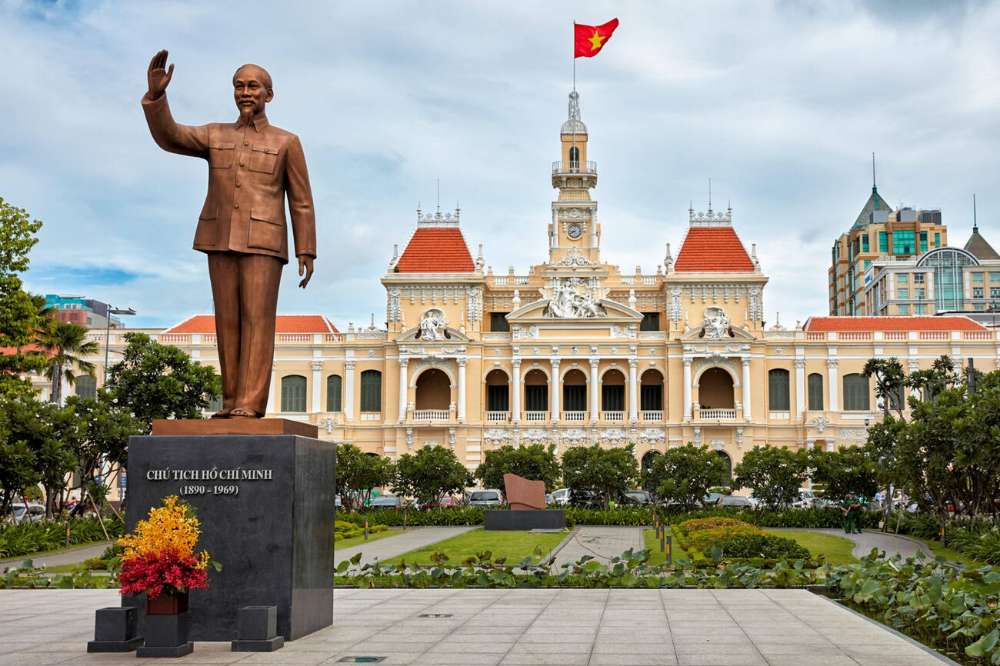 Palais de l’Indépendance à ho Chi Minh City au vietnam